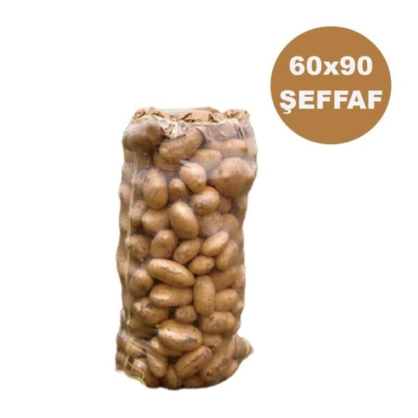60X90 ŞEFFAF ÇUVAL, CAM ÇUVAL, PATATES SOĞAN ÇUVALI, BOŞ ÇUVAL (ADET SEÇİNİZ)