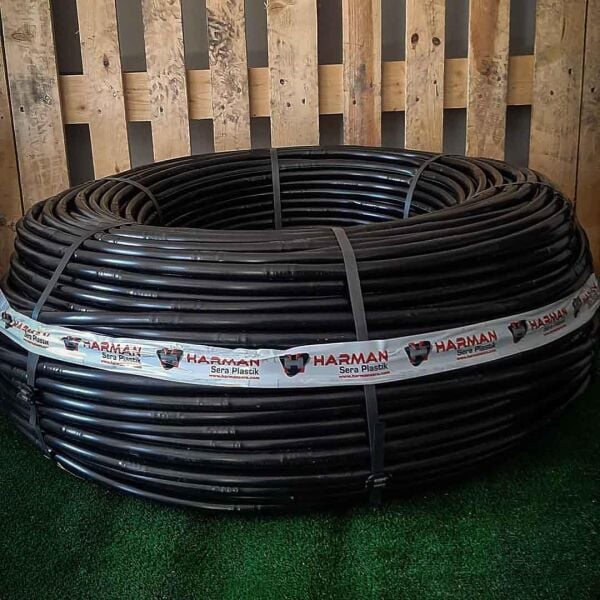16mm DAMLAMA BORUSU DELİKLİ 400 m 2 LİTRE DAMLAMA BORUSU YUVARLAK DAMLAMA HORTUMU