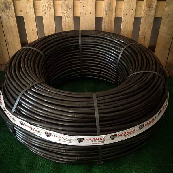 16mm DAMLAMA BORUSU DELİKLİ 400 m 2 LİTRE DAMLAMA BORUSU YUVARLAK DAMLAMA HORTUMU