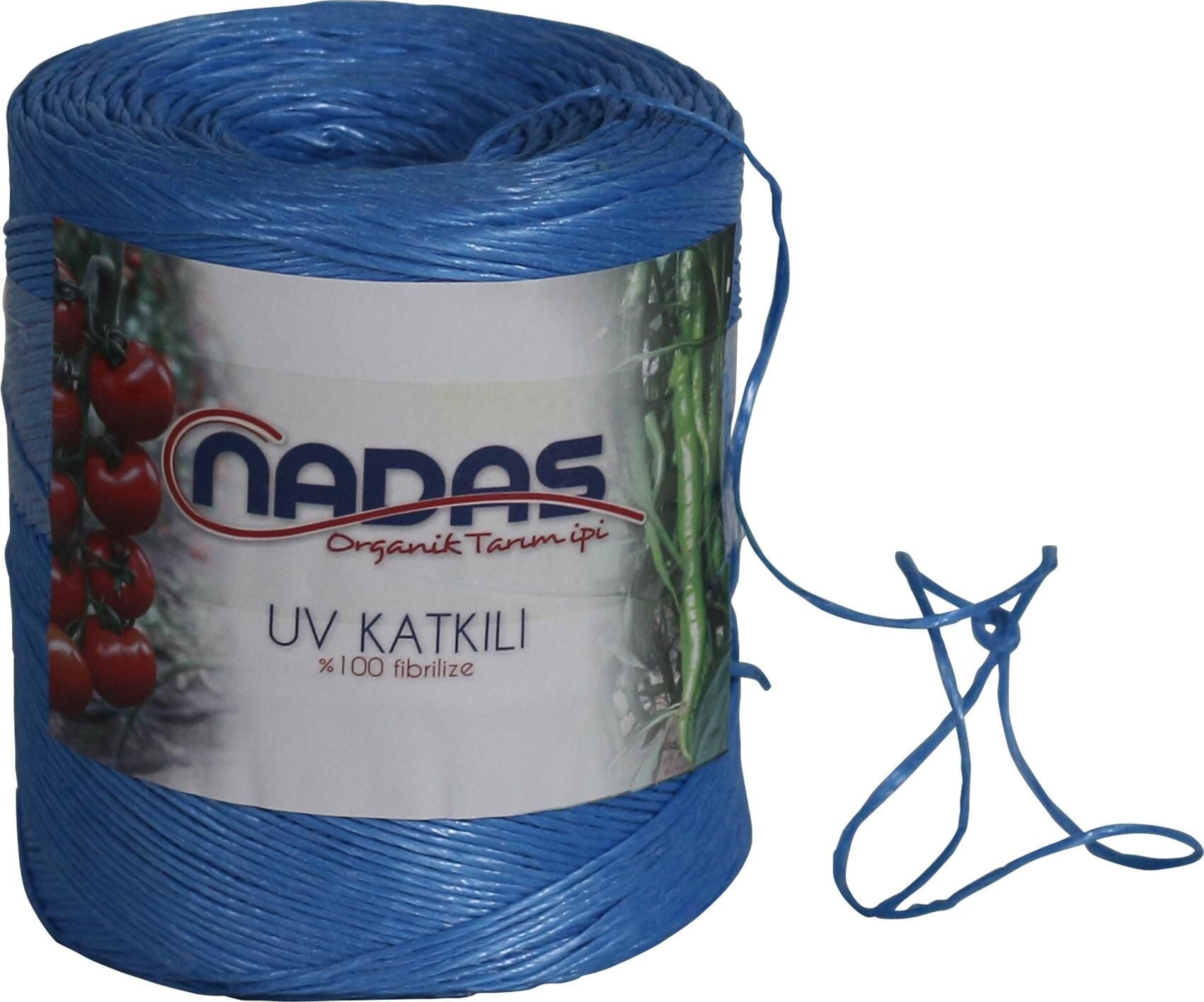NADAS ORGANİK TARIM İPİ TOPRAKSIZ TARIM İPİ UV KATKILI 1000 METRE MAVİ