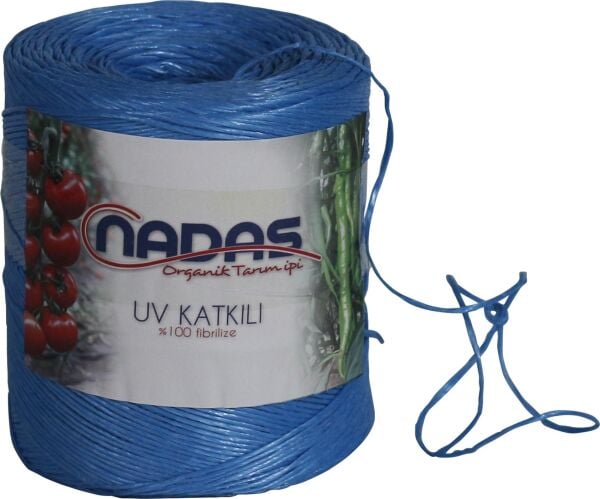 NADAS ORGANİK TARIM İPİ TOPRAKSIZ TARIM İPİ UV KATKILI 1000 METRE MAVİ