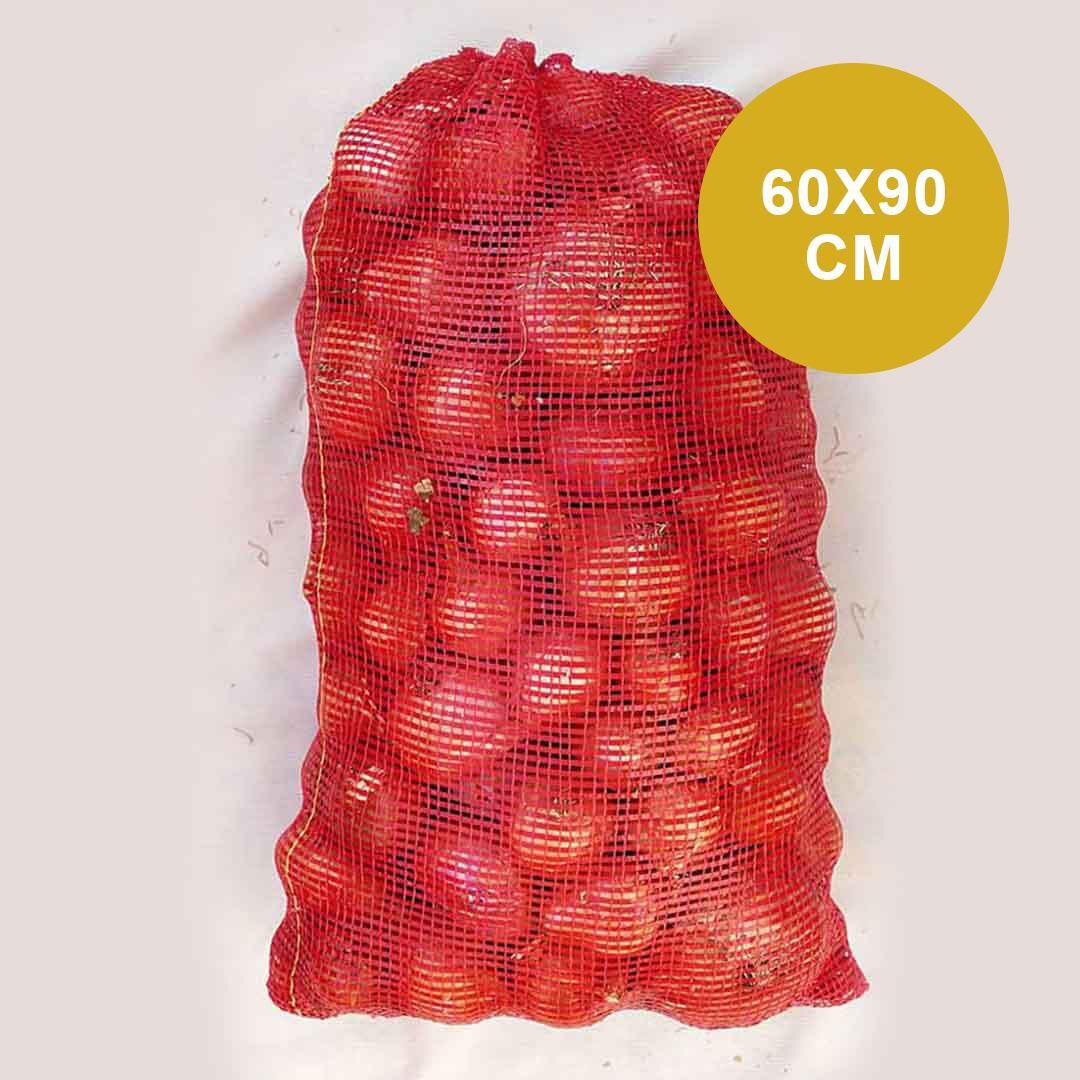 60X90 POLİMER ÇUVAL, PATATES SOĞAN ÇUVALI, KIRMIZI FİLE ÇUVAL (ADET SEÇİNİZ)