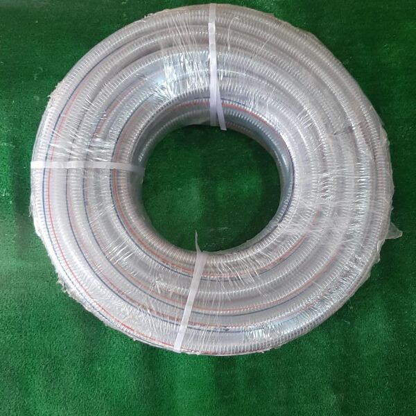 TELLİ ŞEFFAF HORTUM TİP-A TAHLİYE HORTUMU DİRENAJ HORTUM