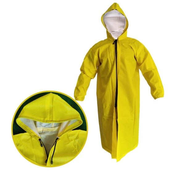 BALIKÇI PARDESÜ YAĞMURLUK FOSFORLU SARI SU GEÇİRMEZ DİKİŞSİZ AVCI BALIKÇI YAĞMURLUĞU