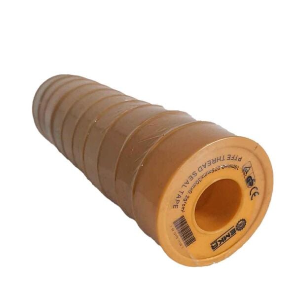 10 ADET TEFLON BANT BÜYÜK SIHHİ TESİSAT SU SIZDIRMAZLIK BANDI 19mm X 30 MT DOĞALGAZ TESİSAT BANDI