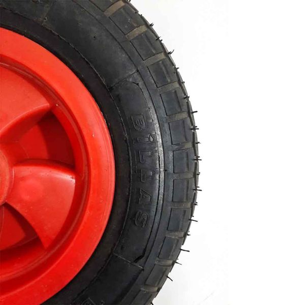 BİLLAS TEKER DUBLEX BİLYALI PLASTİK JANTLI EL ARABASI TEKERLEĞİ 350X7 TEKERLEK