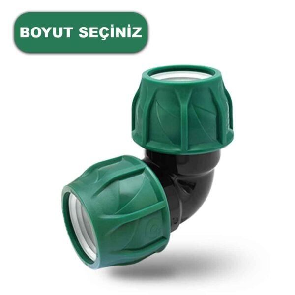 POELSAN KABLİN DİRSEK (BOYUT SEÇİNİZ) KANGAL BORU EKLEME TE SULAMA BORUSU KAPLİN TE