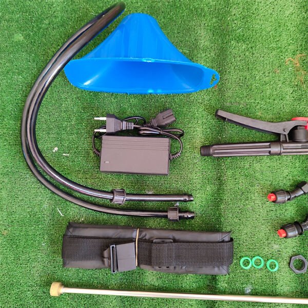 AK-MAK ŞARJLI 16 LİTRE SIRT POMPASI SARI BASINÇ AYARLI SIRT PULVERİZATÖRÜ İLAÇLAMA MAKİNASI