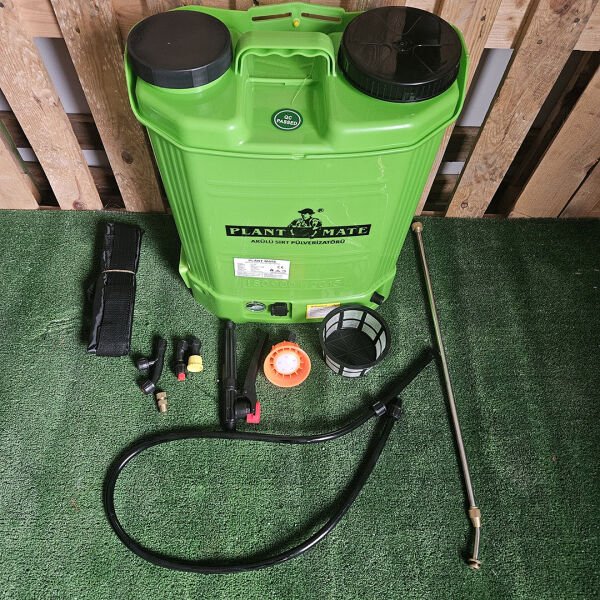 PLANT MATE 16 LİTRE ŞARJLI SIRT POMPASI KİMYASALA DAYANIKLI PRATİK AKÜLÜ PULVERİZATÖR SIRT POMPASI