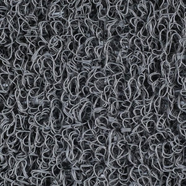 KARMAŞIK PASPAS 1x15 Metre GRİ PVC KIVIRCIK HALI İÇ DIŞ MEKAN YOLLUK KAYDIRMAZ ISLAK ZEMİN PASPASI