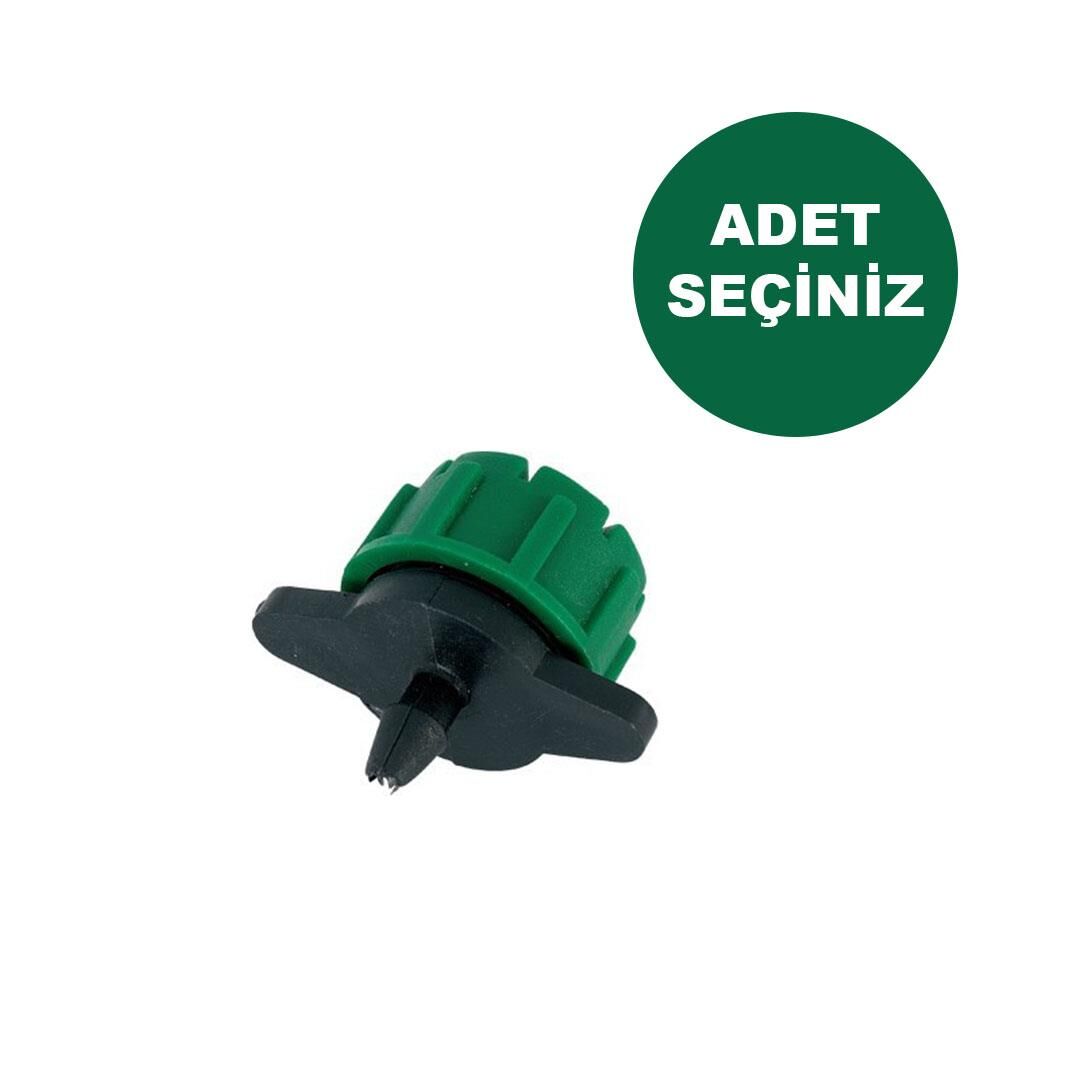 DEBİ AYARLI DAMLATICI YEŞİL DAMLA SULAMA DAMLATICI EMİTÖR ADET SEÇİNİZ