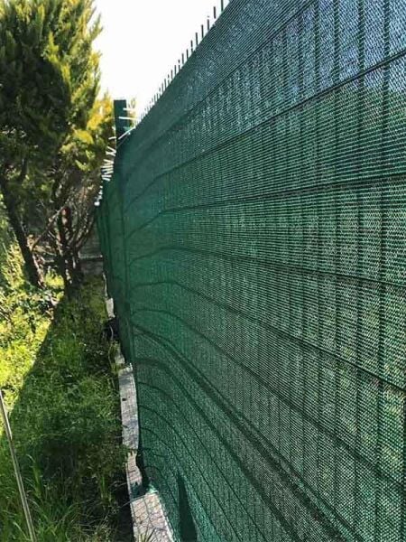 GÖLGELİK FİLE ÇİT FİLESİ %95 GÖLGE KORUMA YEŞİL 95'LİK BAHÇE ÇİTİ HALKALI KUŞAKLI