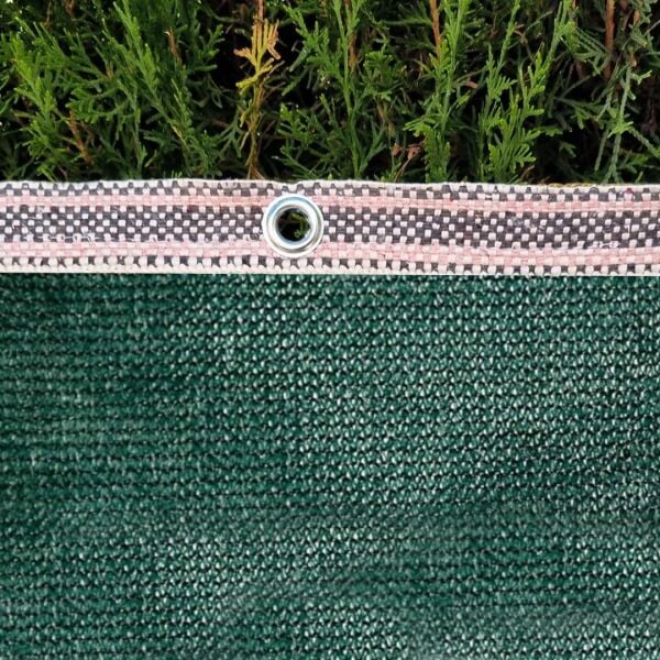 GÖLGELİK FİLE ÇİT FİLESİ %95 GÖLGE KORUMA YEŞİL 95'LİK BAHÇE ÇİTİ HALKALI KUŞAKLI