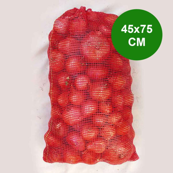 45X75 POLİMER ÇUVAL, PATATES SOĞAN ÇUVALI, KIRMIZI FİLE ÇUVAL (ADET SEÇİNİZ)