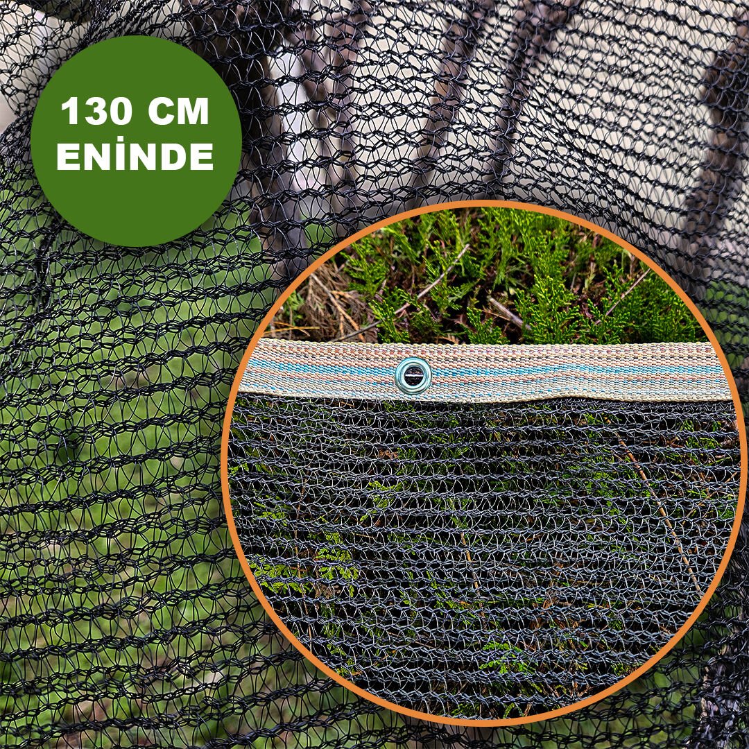130 CM ENİNDE SİYAH KUŞ FİLESİ BALKON PERDESİ HAZIR KOPÇALI KEDİ KORUMA AĞI DOLU FİLESİ MİSİNA FİLE KUŞ ÖNLEME FİLESİ (UZUNLUK SEÇ)