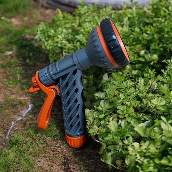 LÜKS REKORLU 6 NOZUL TABANCA HORTUM TABANCASI BAHÇE ÇİM SULAMA BAŞLIĞI