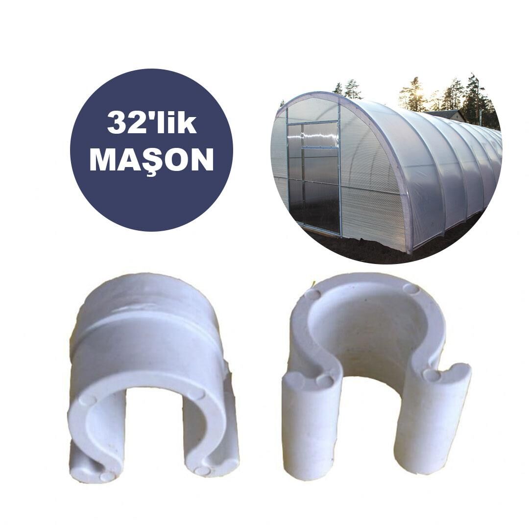 32'lik MAŞON KLİPS (ADET SEÇİNİZ) SERA NAYLONU TUTTURUCU