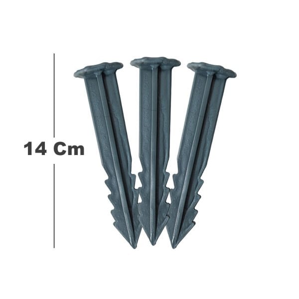 20 ADET SERA TABAN ÖRTÜSÜ ÇİVİSİ 14 CM TIRNAKLI SERA TABAN ÖRTÜSÜ KAZIĞI SERT PLASTİK SABİTLEME ÇUBUĞU ZEMİN ÇİVİSİ
