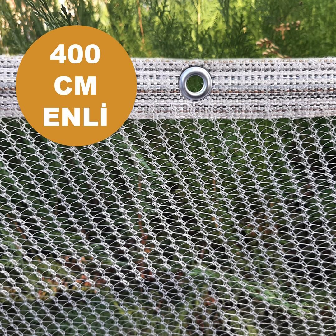 400 cm KUŞ FİLESİ BALKON FİLESİ DOLU FİLESİ MİSİNA FİLE KUŞ ÖNLEME FİLESİ BALKON KORUMA AĞI HAZIR KOPÇALI (UZUNLUK SEÇİN)