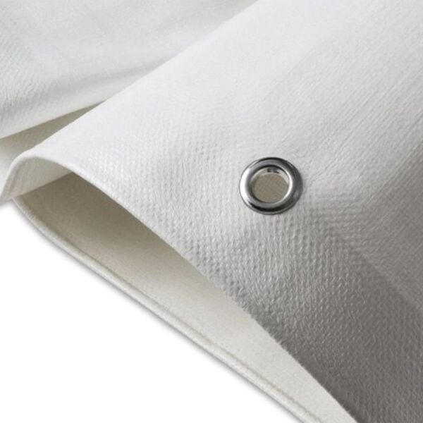 EBATLI BRANDA BEYAZ (EBAT SEÇİNİZ) YAĞMUR KAR SU GEÇİRMEZ KORUMA BRANDA İNŞAAT ÖRTÜSÜ ÇADIR BRANDA GÖLGELİK TENTE