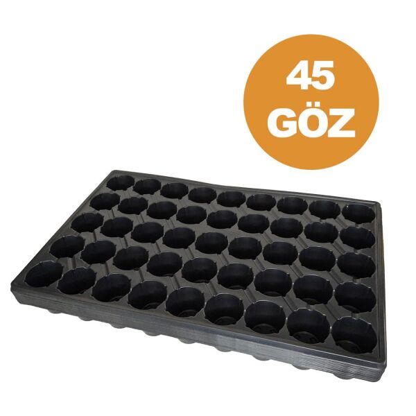 45 Göz Viyol FİDE YETİŞTİRME VİYOLÜ FİDAN YETİŞTİRME KABI ÇİLEK SEBZE MEYVE SÜS BİTKİSİ SKULENT FİDELİK