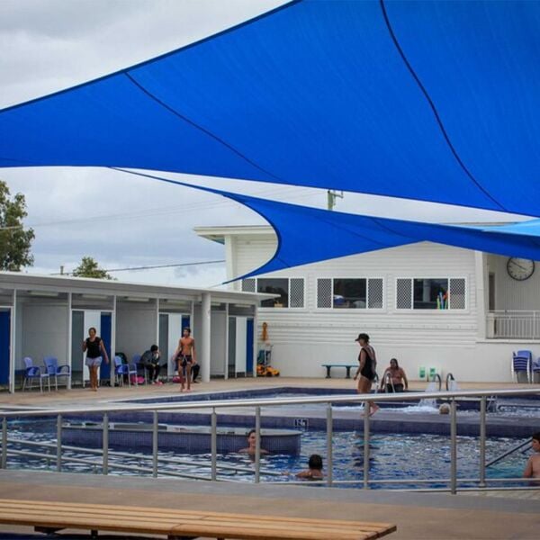 GÖLGELİK FİLE ÇİT FİLESİ %95 GÖLGE KORUMA MAVİ 95'LİK BAHÇE ÇİTİ HALKALI KUŞAKLI