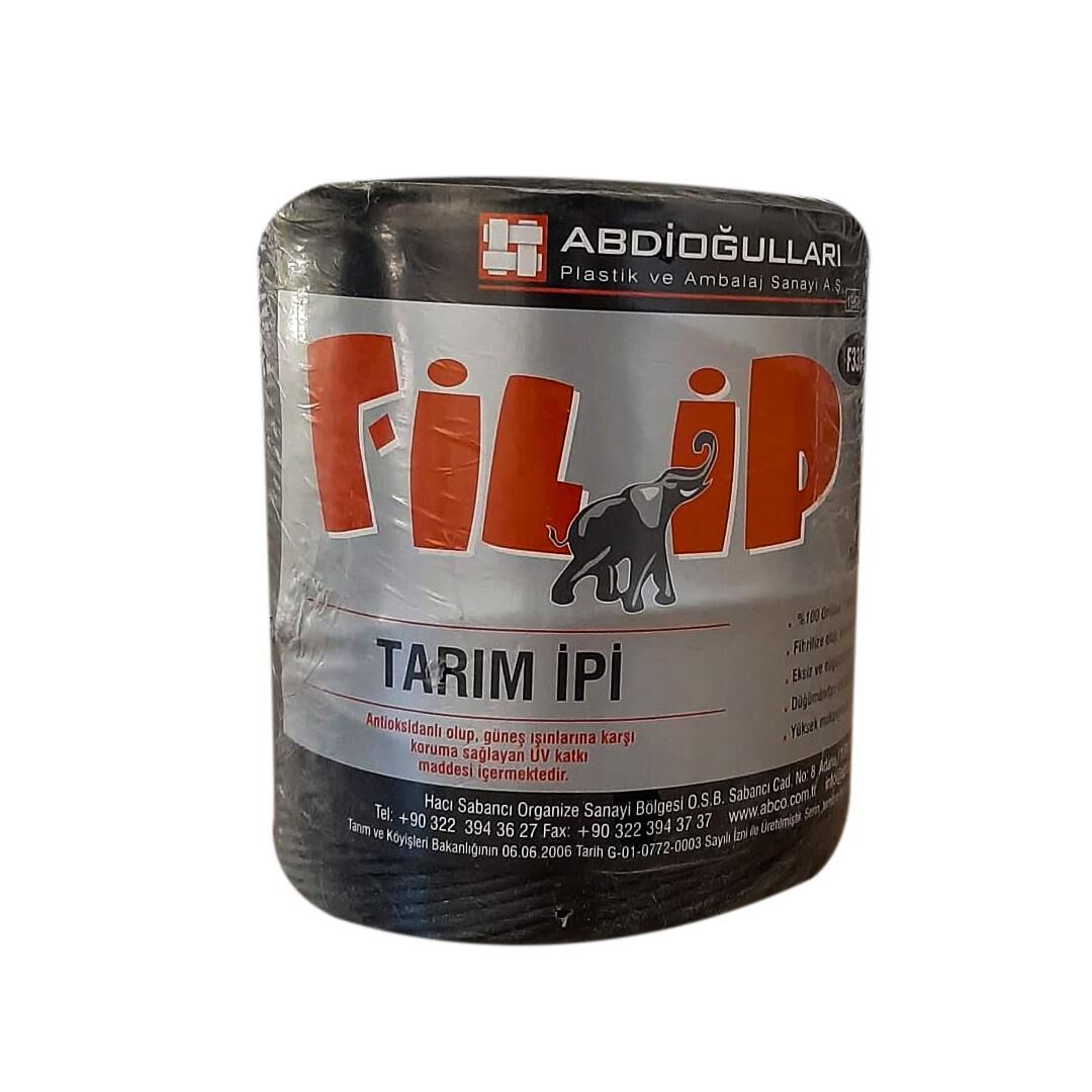 FİLİP SİYAH TARIM İPİ 1 KG TARIM İPİ PAKETLEME AMBALAJ İPİ BAĞLAMA İPİ