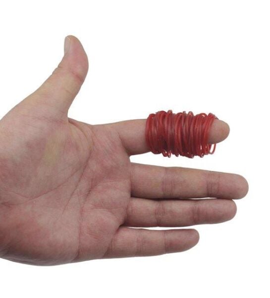 GUMİ LASTİK İTHAL SÜPER MAYDANOZ, ISPANAK, PIRASA, AMBALAJ, PARA LASTİĞİ 4 NO KIRMIZI 1KG